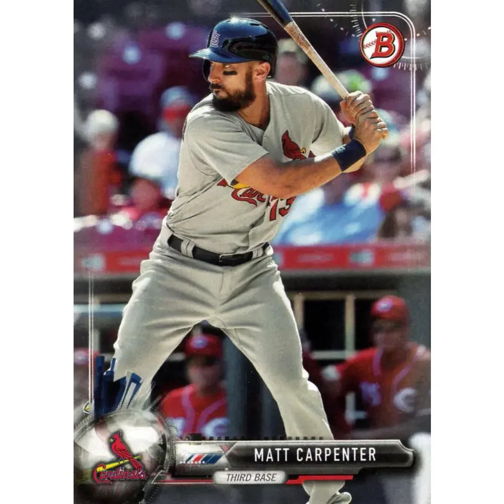 2017 Bowman Matt Carpenter # 8 St. Louis Cardinals